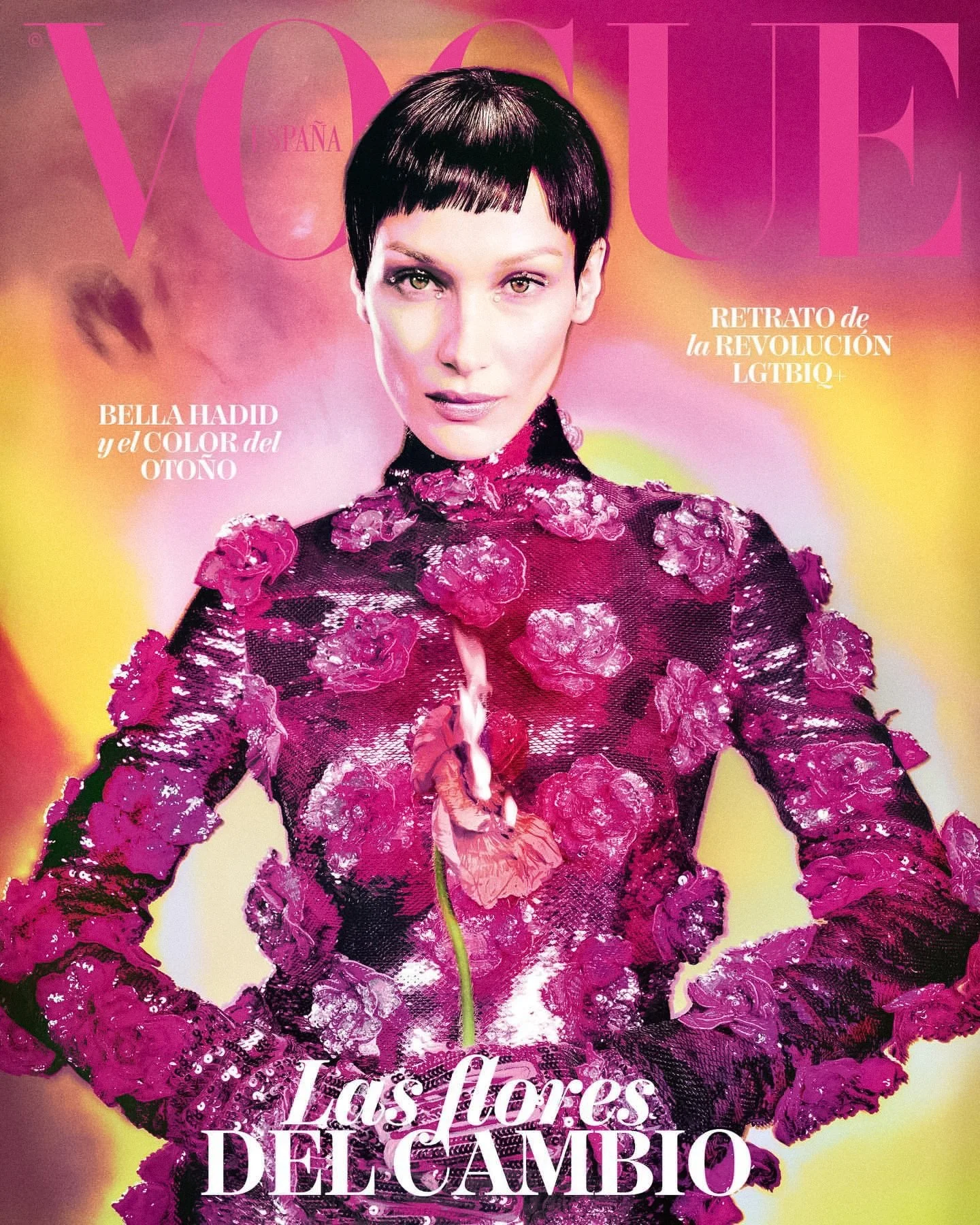 Bella Hadid Delivers 'The Whole Spread' by Elizaveta Porodina